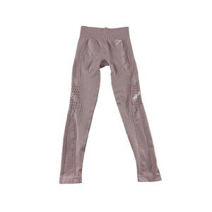 Gymshark Women's Pink Activewear Athletic Leggings - Small